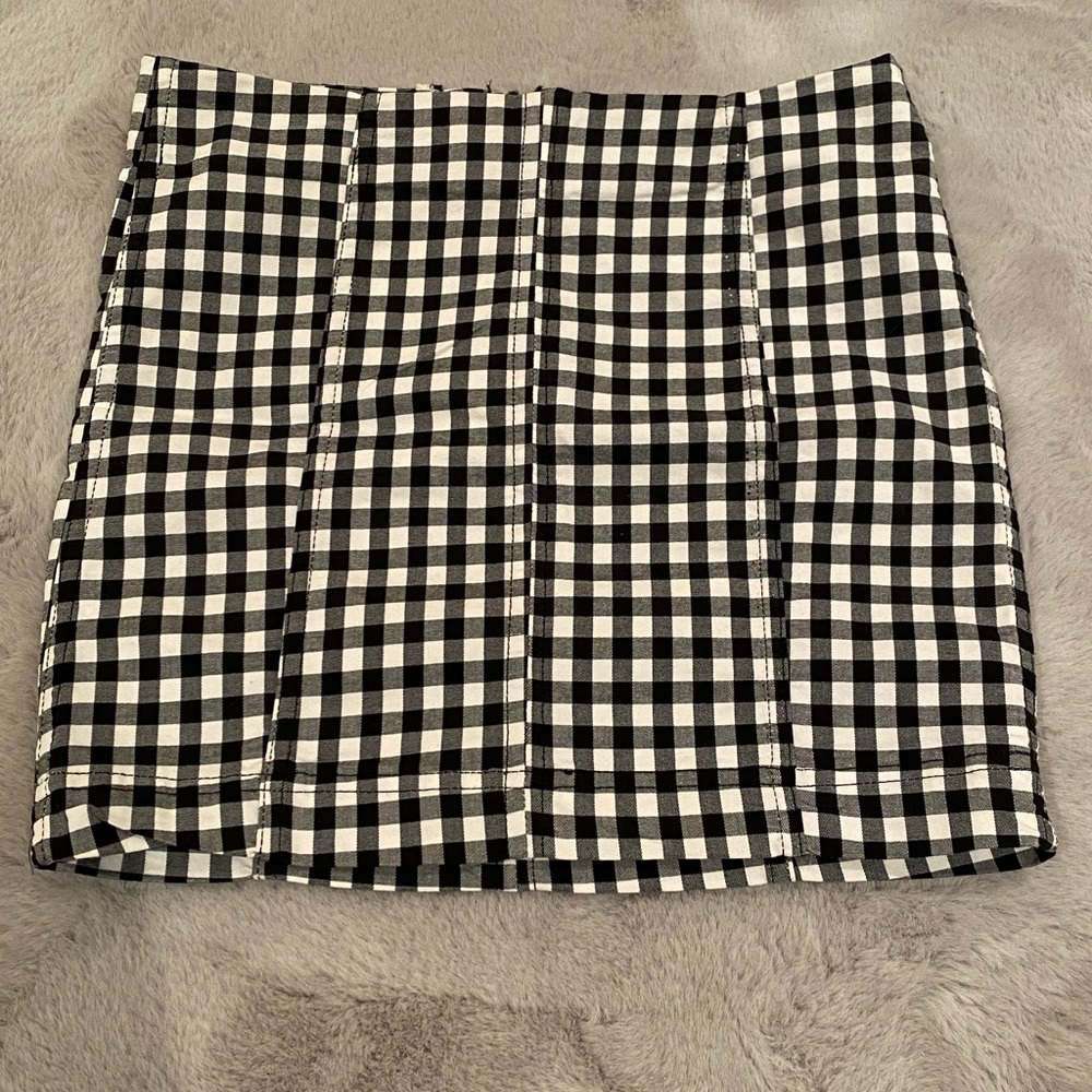 Free people gingham skirt